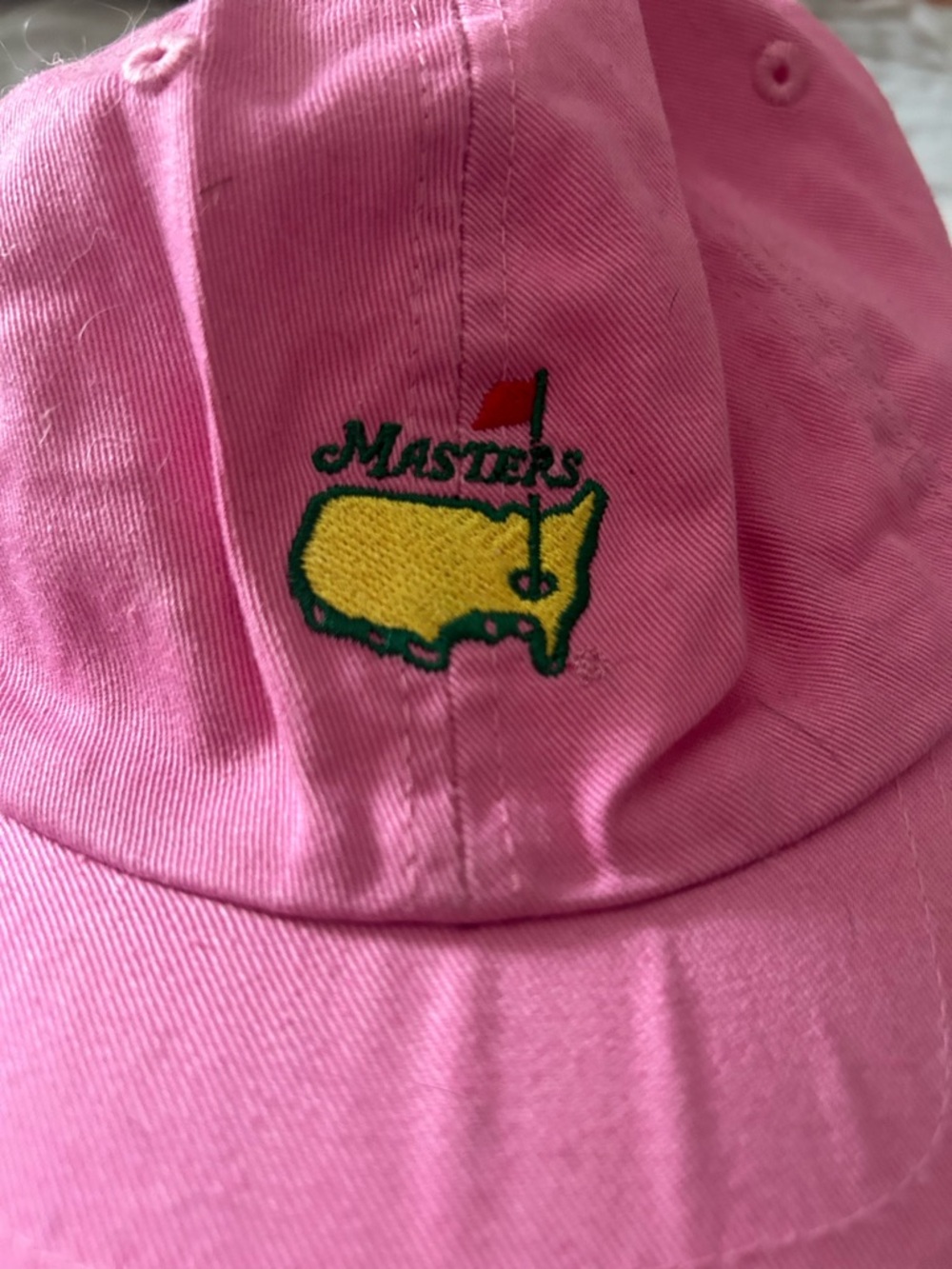Masters Authentic Golf Pink Embroidered Cap